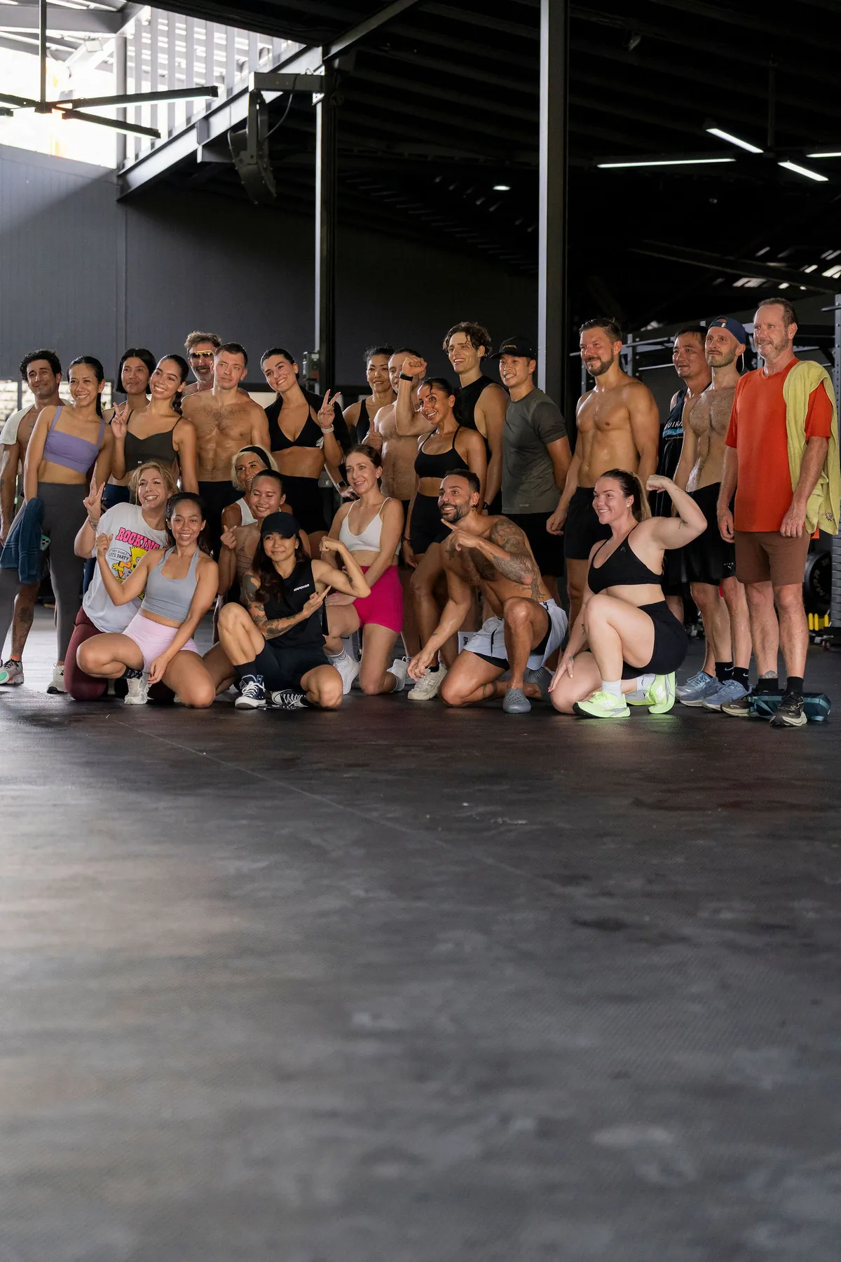 EMPOWER Wild Card members smiling together after Saturday training