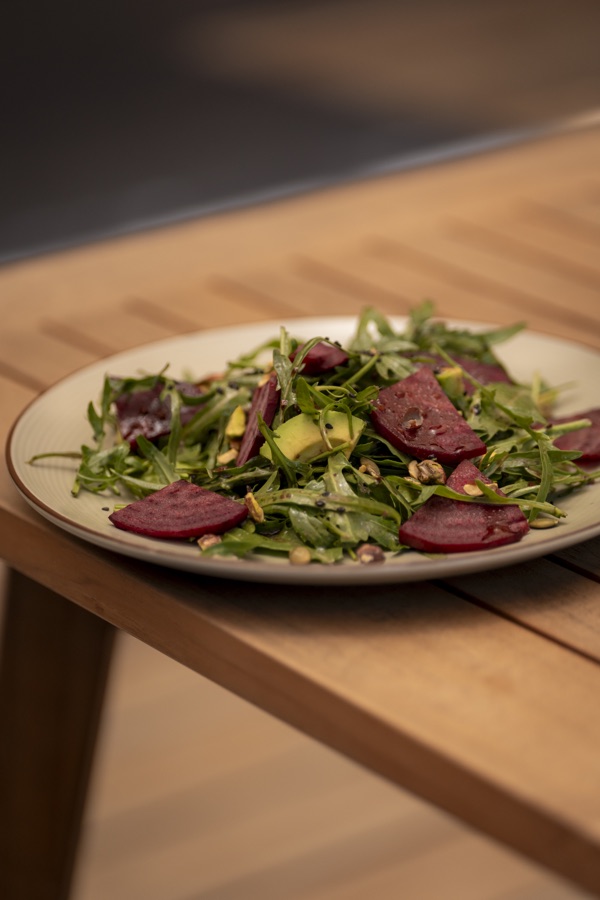 Beetroot, rocket and avocado salad from NOURISH